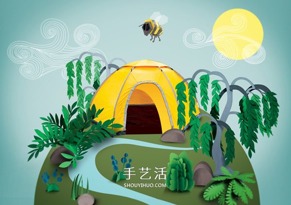 受迪士尼青睞！Lloyd 鮮艷、細(xì)膩的紙雕作品 -  rpnrmr.com