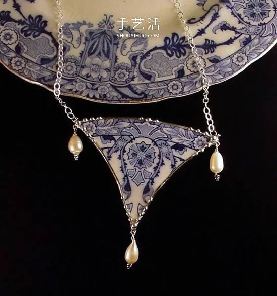 精美陶瓷盤掉地上 那就把它做成唯一的首飾吧！ -  rpnrmr.com