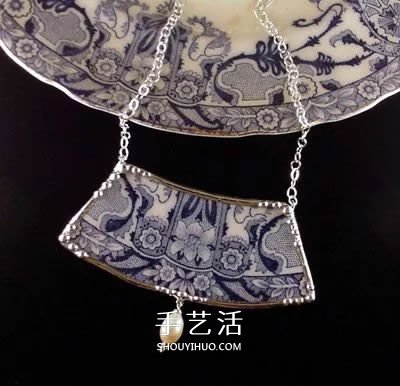 精美陶瓷盤掉地上 那就把它做成唯一的首飾吧！ -  rpnrmr.com