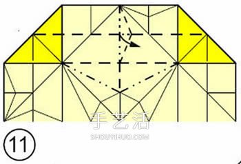 手工折四角收納盒的折法 漂亮垃圾盒折疊圖解 -  rpnrmr.com
