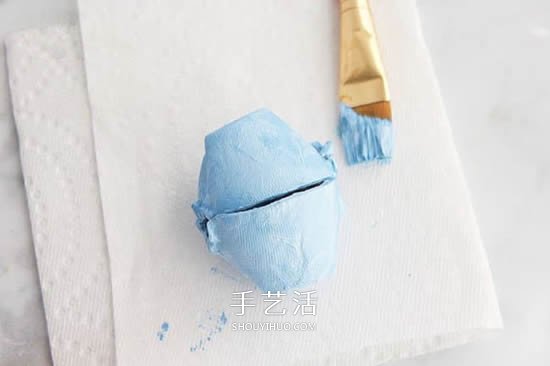 雞蛋托環(huán)保小制作 做一個可愛的兔子收納盒 -  rpnrmr.com
