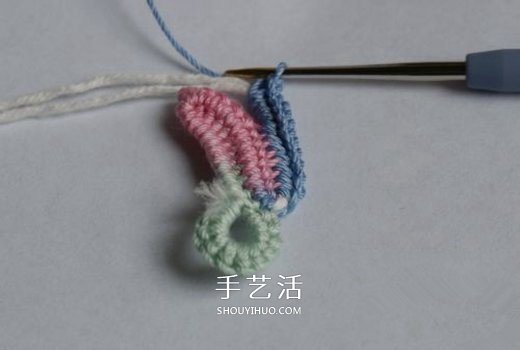 鉤針編織五彩菊的方法圖解 單元菊花的鉤織方法 -  rpnrmr.com