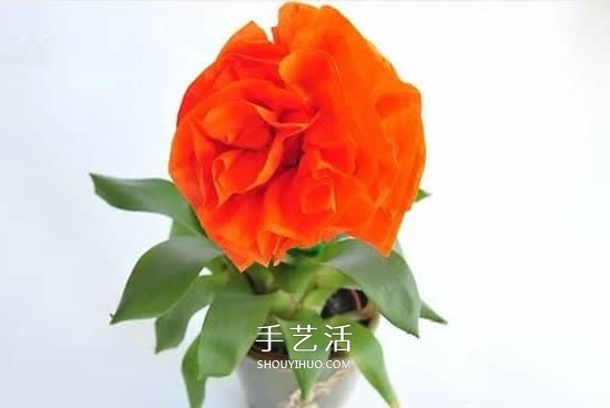 幾張餐巾紙 做一朵立體紙花作為父親節(jié)禮物 -  rpnrmr.com