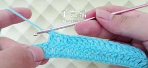 冬天看電視時保護(hù)腳 手工鉤針編織保暖襪教程 -  rpnrmr.com
