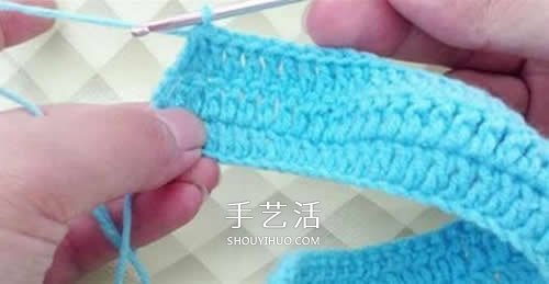 冬天看電視時保護(hù)腳 手工鉤針編織保暖襪教程 -  rpnrmr.com