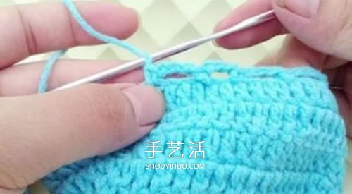 冬天看電視時保護(hù)腳 手工鉤針編織保暖襪教程 -  rpnrmr.com