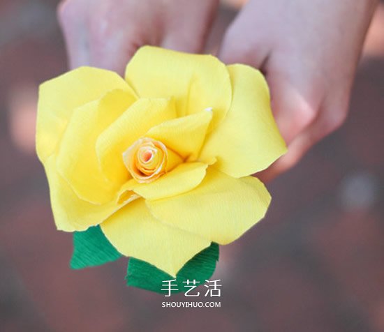 用皺紋紙?jiān)趺醋隽Ⅲw玫瑰花 簡(jiǎn)單步驟學(xué)起來(lái)！ -  rpnrmr.com