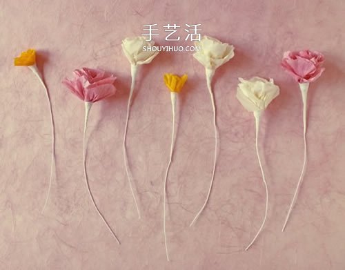 皺紋紙手工制作玫瑰花 做成超美的裝飾插花 -  rpnrmr.com