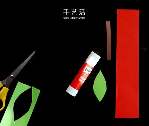幼兒園手工蘋果的做法 簡單卡紙制作小蘋果 -  rpnrmr.com