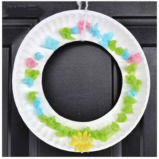 簡單圣誕節(jié)紙盤手工 做一個可愛的圣誕花環(huán) -  rpnrmr.com