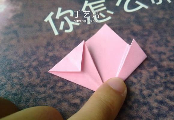 肯定學(xué)得會(huì)！超簡單五瓣櫻花的折紙方法步驟 -  rpnrmr.com