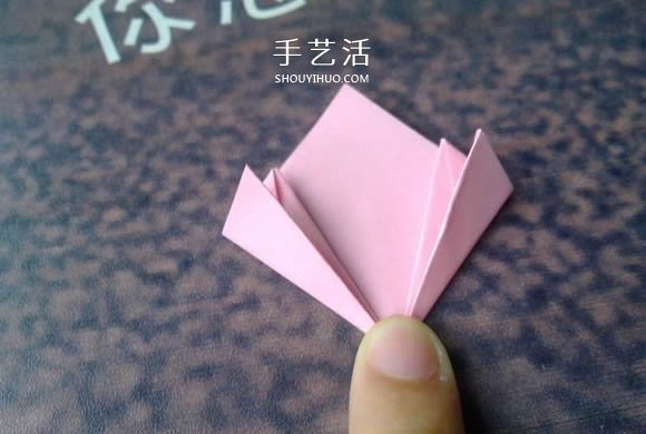 肯定學(xué)得會(huì)！超簡單五瓣櫻花的折紙方法步驟 -  rpnrmr.com