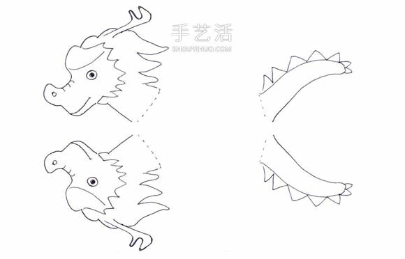 幼兒園端午節(jié)手工 用卡紙做漂亮龍舟的方法 -  rpnrmr.com
