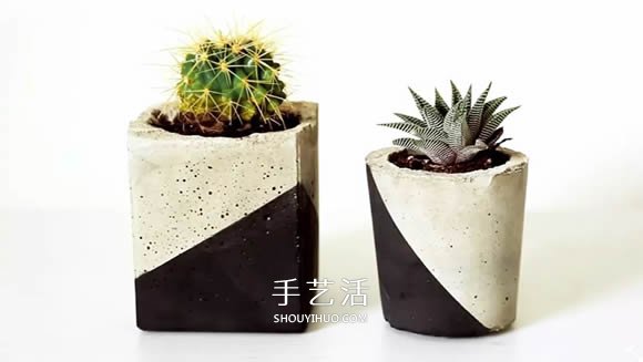 用水泥制作花盆的過程 簡(jiǎn)單還帶有治愈效果！ -  rpnrmr.com