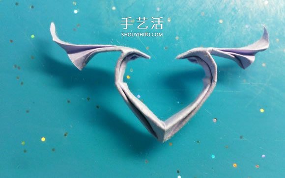 自帶翅膀會飛的心 手工折愛心翅膀的折法圖解 -  rpnrmr.com