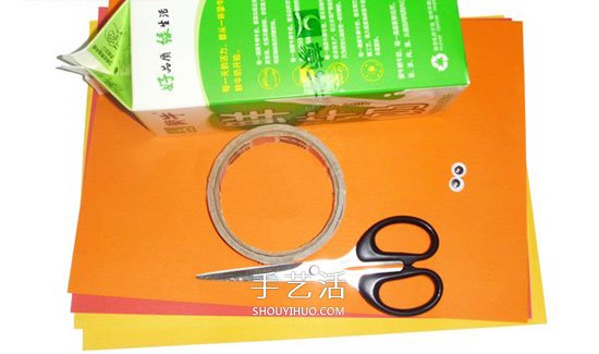 廢牛奶盒手工制作端午節(jié)龍舟的方法圖解 -  rpnrmr.com