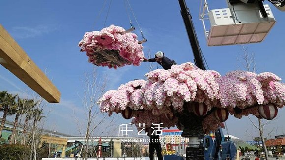 一年四季都綻放 世界上最大樂高櫻花樹圖片 -  rpnrmr.com