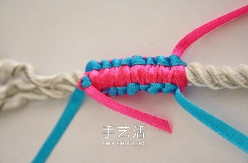 兒童糖果色手鏈的編織圖解 簡(jiǎn)單卻又不失可愛(ài) -  rpnrmr.com