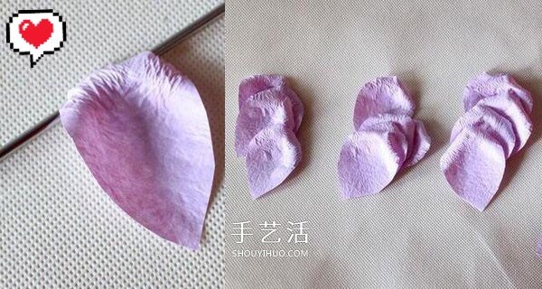 皺紋紙/舊包裝紙做玫瑰花的方法 形態(tài)很逼真！ -  rpnrmr.com