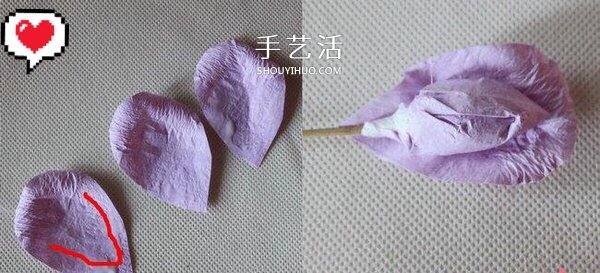 皺紋紙/舊包裝紙做玫瑰花的方法 形態(tài)很逼真！ -  rpnrmr.com