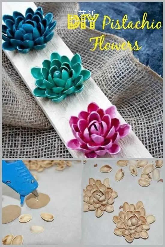 開心果殼粘畫手工制作 這么全的DIY可別錯過 -  rpnrmr.com