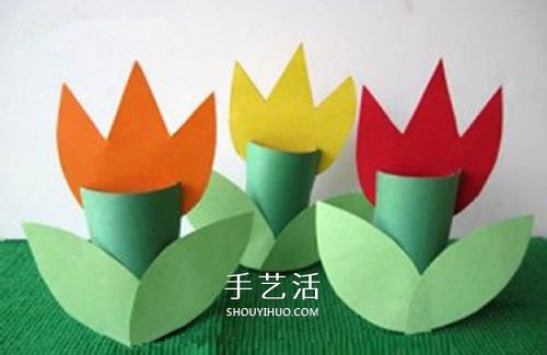 最簡(jiǎn)單的郁金香花手工制作 幼兒園小班也適合 -  rpnrmr.com