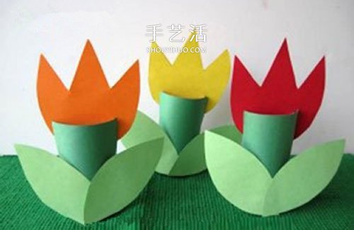 最簡(jiǎn)單的郁金香花手工制作 幼兒園小班也適合 -  rpnrmr.com