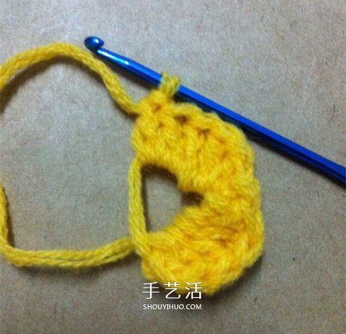 看著像一只奶油桃子！可愛心形的鉤針編織圖解 -  rpnrmr.com