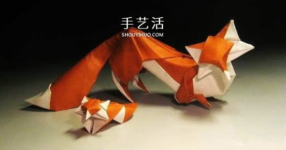 形態(tài)超逼真自然！HTQ狐貍怎么折的步驟圖解 -  rpnrmr.com