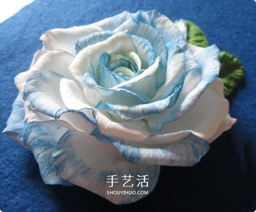 海綿紙手工制作玫瑰花的方法 逼真到難分真假！ -  rpnrmr.com