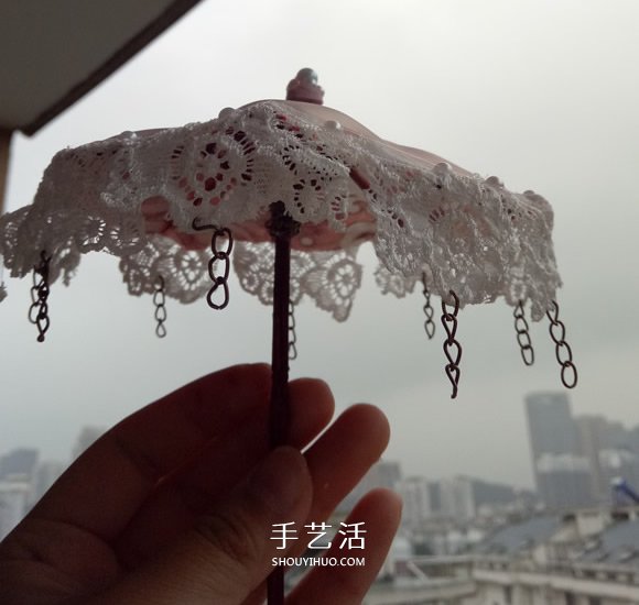 瞅瞅帶你做：用一點(diǎn)點(diǎn)布和牙簽給娃娃做小傘 -  rpnrmr.com