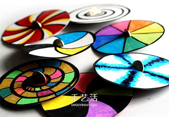 只要幾分鐘！用卡紙做簡易陀螺玩具的方法 -  rpnrmr.com