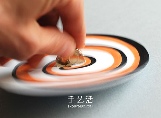 只要幾分鐘！用卡紙做簡易陀螺玩具的方法 -  rpnrmr.com
