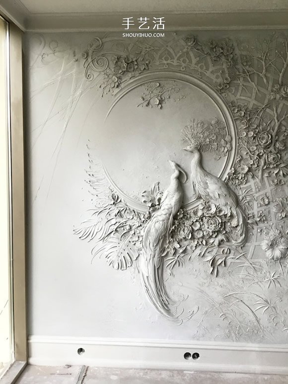 能把這面墻帶回家嗎？精致華麗的孔雀浮雕作品 -  rpnrmr.com