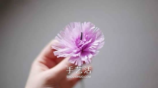 母親節(jié)紙花手工制作 皺紋紙做康乃馨的教程 -  rpnrmr.com
