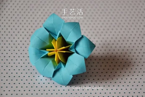 三張紙折八瓣花的折法圖解 還能做成立體花球 -  rpnrmr.com