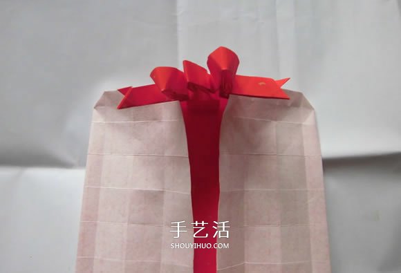 只用一張紙！折紙蝴蝶結(jié)禮品盒的圖解步驟 -  rpnrmr.com