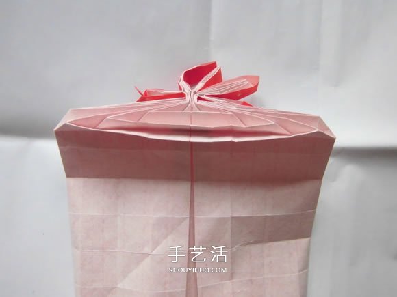 只用一張紙！折紙蝴蝶結(jié)禮品盒的圖解步驟 -  rpnrmr.com