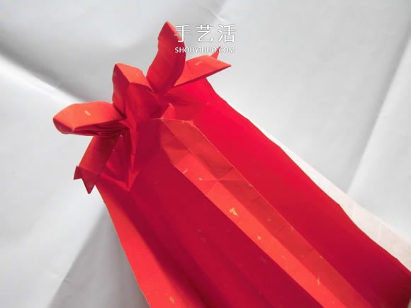 只用一張紙！折紙蝴蝶結(jié)禮品盒的圖解步驟 -  rpnrmr.com