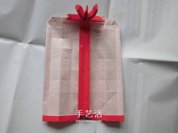 只用一張紙！折紙蝴蝶結(jié)禮品盒的圖解步驟 -  rpnrmr.com