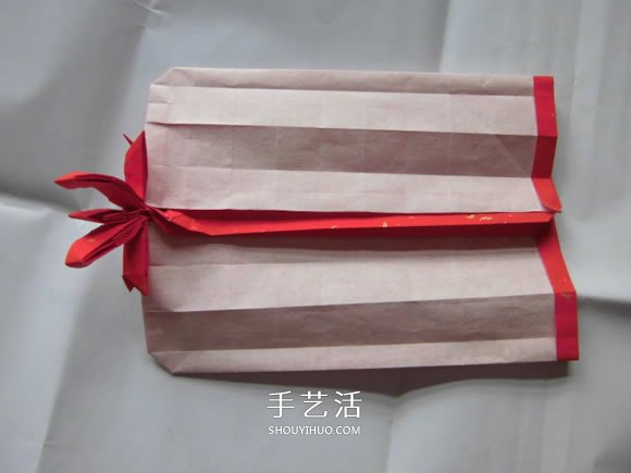 只用一張紙！折紙蝴蝶結(jié)禮品盒的圖解步驟 -  rpnrmr.com