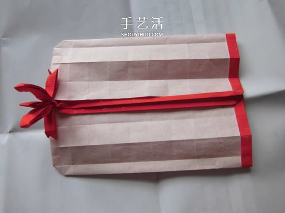 只用一張紙！折紙蝴蝶結(jié)禮品盒的圖解步驟 -  rpnrmr.com