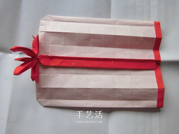 只用一張紙！折紙蝴蝶結(jié)禮品盒的圖解步驟 -  rpnrmr.com