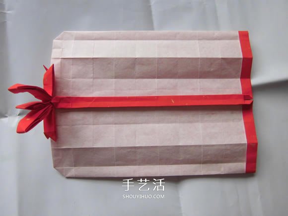 只用一張紙！折紙蝴蝶結(jié)禮品盒的圖解步驟 -  rpnrmr.com