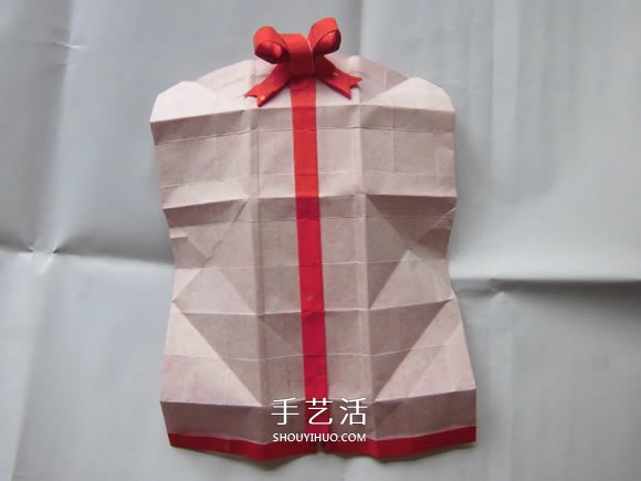 只用一張紙！折紙蝴蝶結(jié)禮品盒的圖解步驟 -  rpnrmr.com