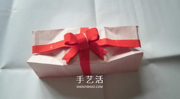 只用一張紙！折紙蝴蝶結(jié)禮品盒的圖解步驟 -  rpnrmr.com