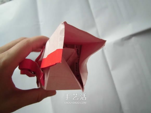 只用一張紙！折紙蝴蝶結(jié)禮品盒的圖解步驟 -  rpnrmr.com