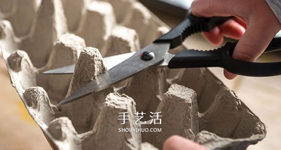 雞蛋托和蛋糕紙廢物利用 手工做美麗康乃馨 -  rpnrmr.com