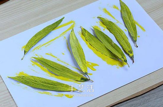 用葉子制作向日葵方法 自制樹葉太陽花圖解 -  rpnrmr.com