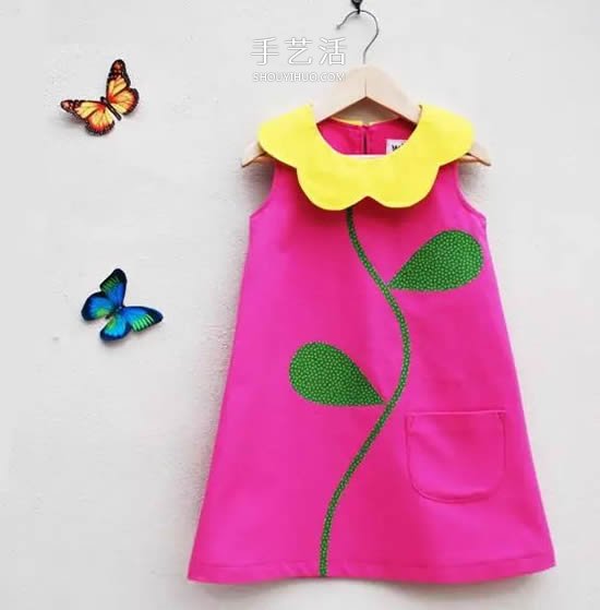 舊衣服布料改造再利用 給女兒做時(shí)尚小裙子  -  rpnrmr.com